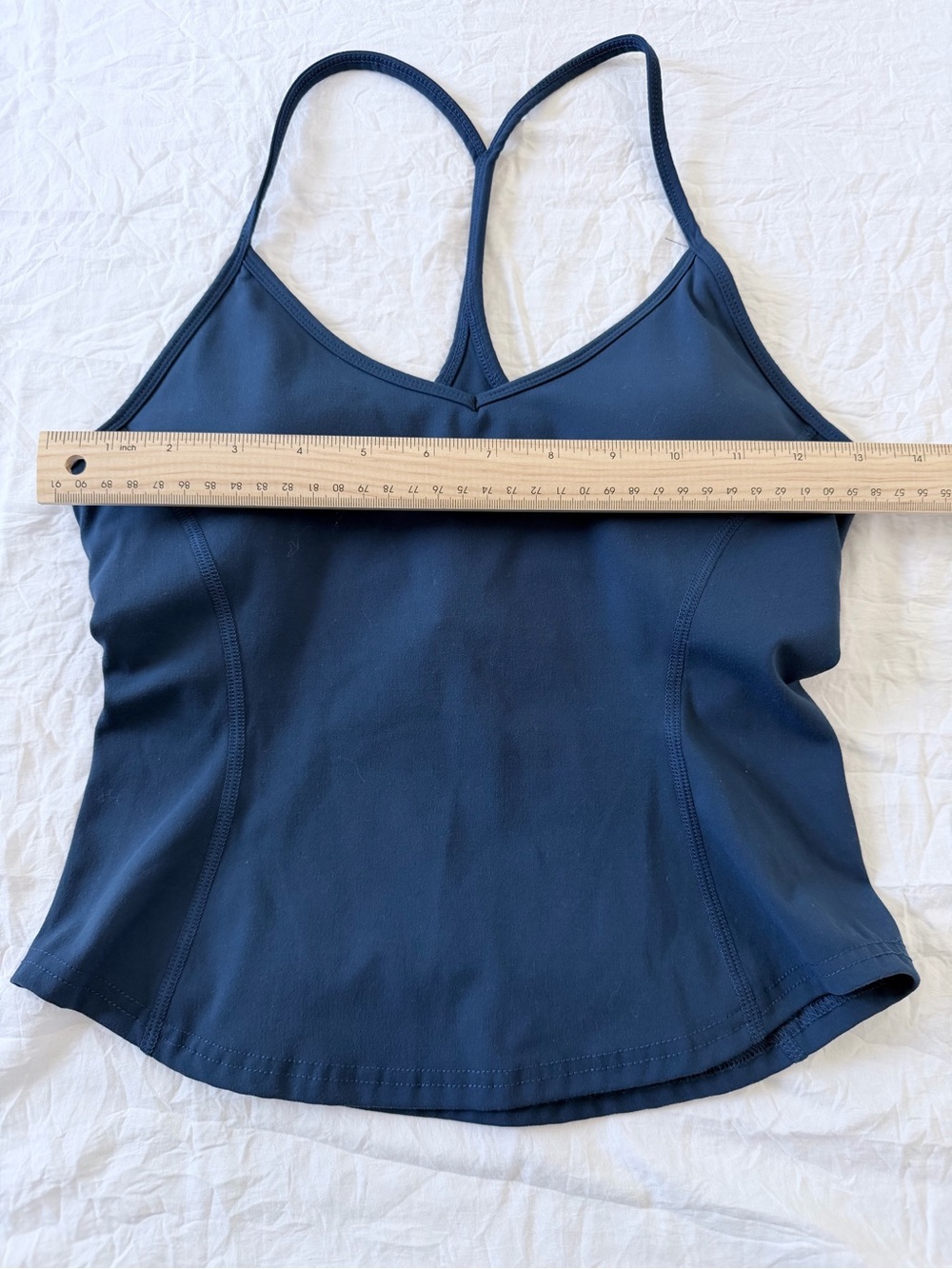 Garage Electric Blue Built in Padded Bra Tank - Picture 2 of 7